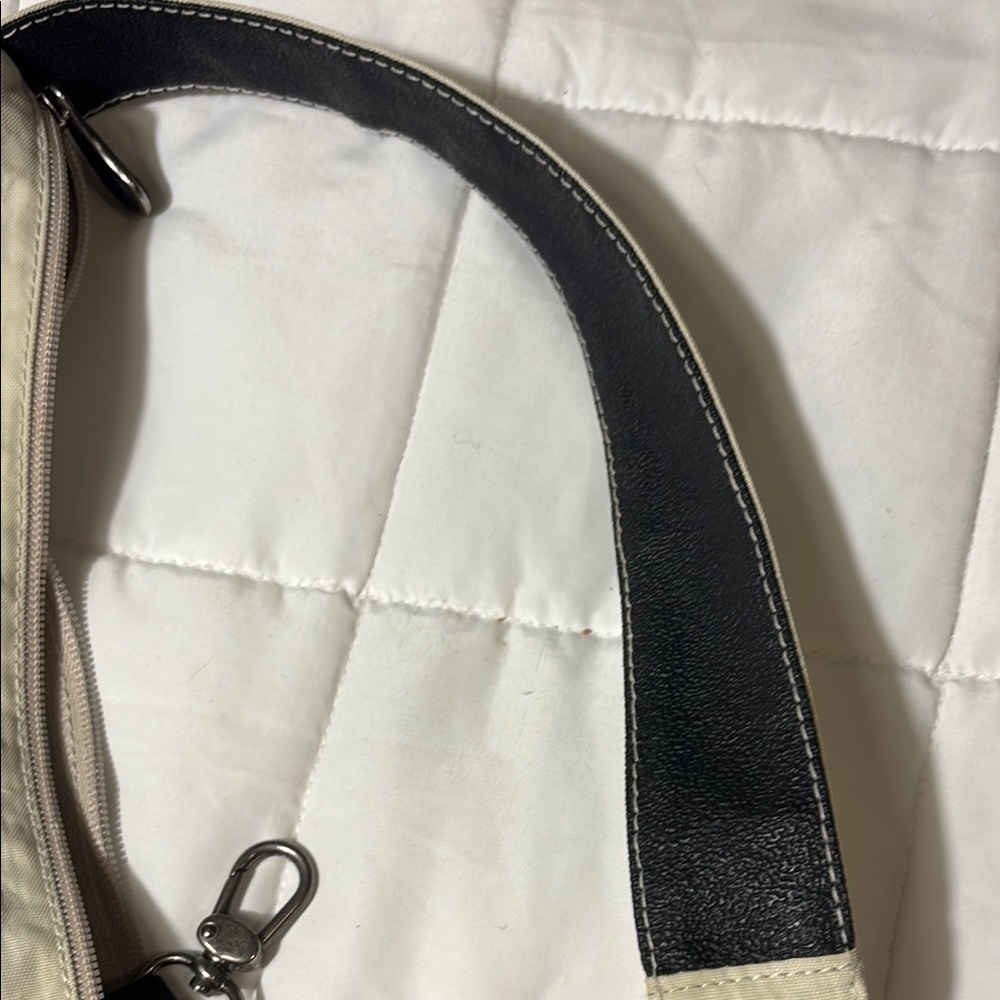 AMERIBAG 17" DISTRESSED NYLON HEALTHY BACK BAG TOTER (SMALL) CROSSBODY SLINGBAG - Picture 10 of 15